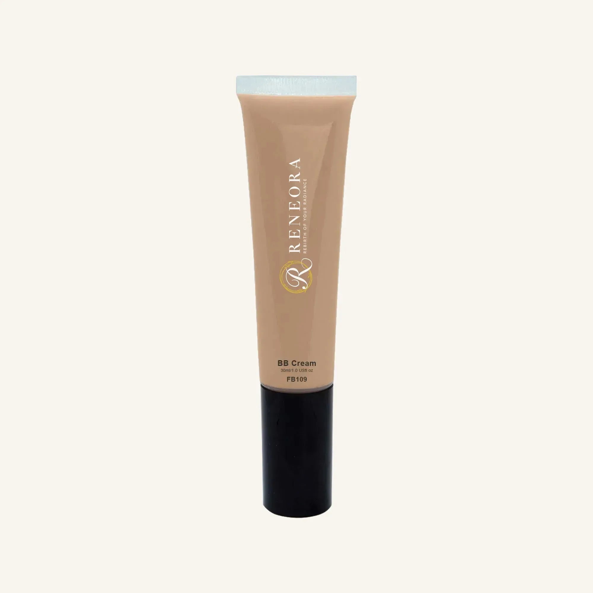 BB Cream Tan FB109 on an ivory background