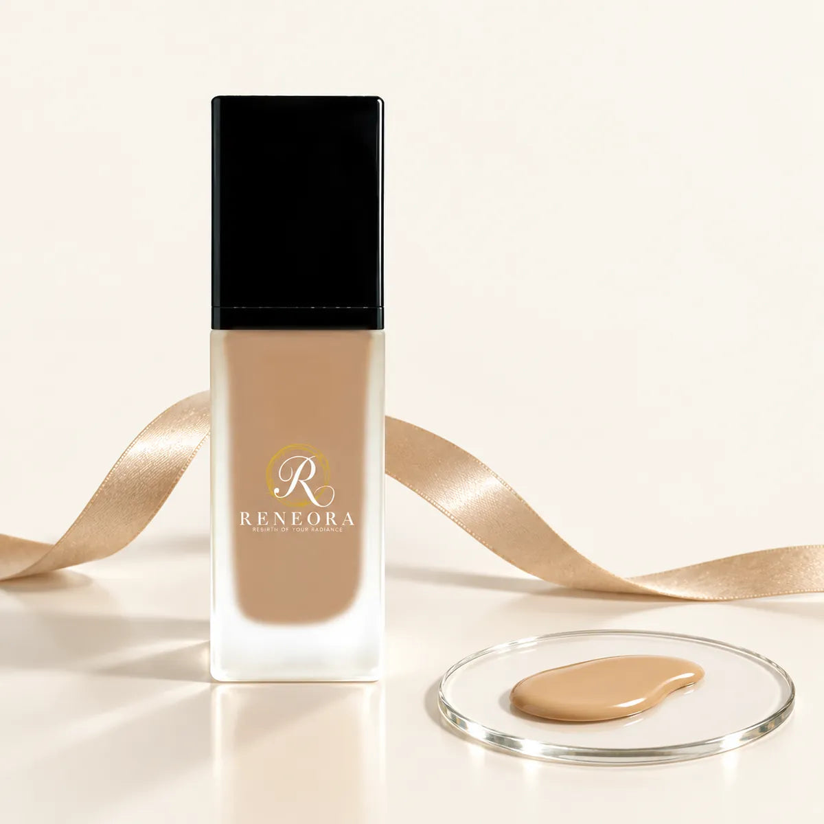 Foundation Mile Beach FK110 product and liquid texture