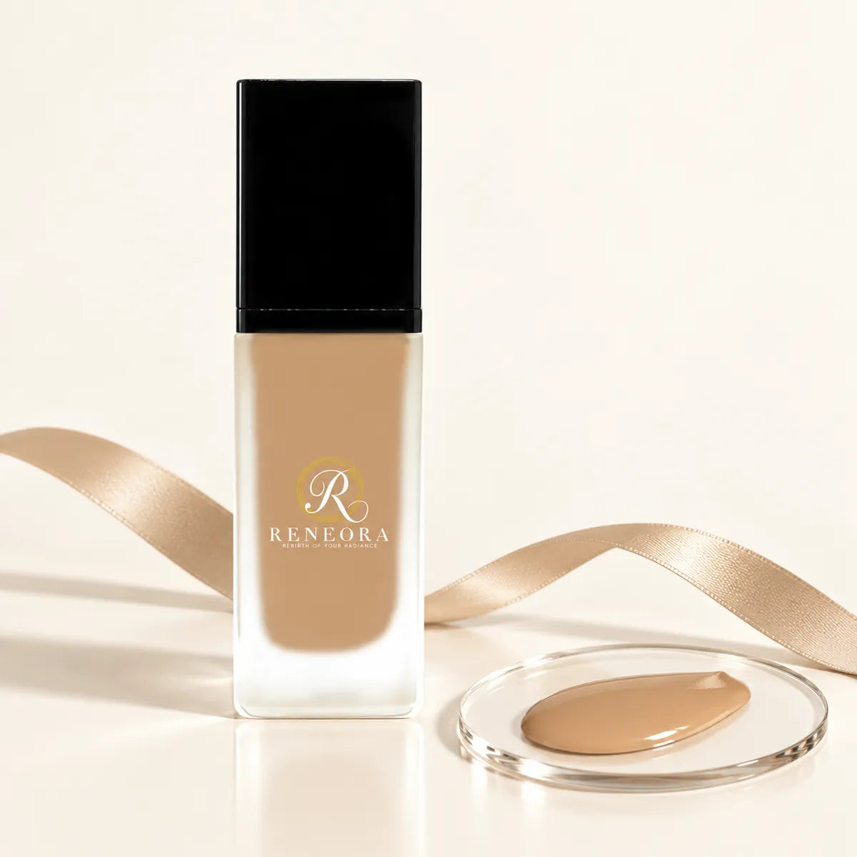 Foundation Oak FK109 product and liquid texture