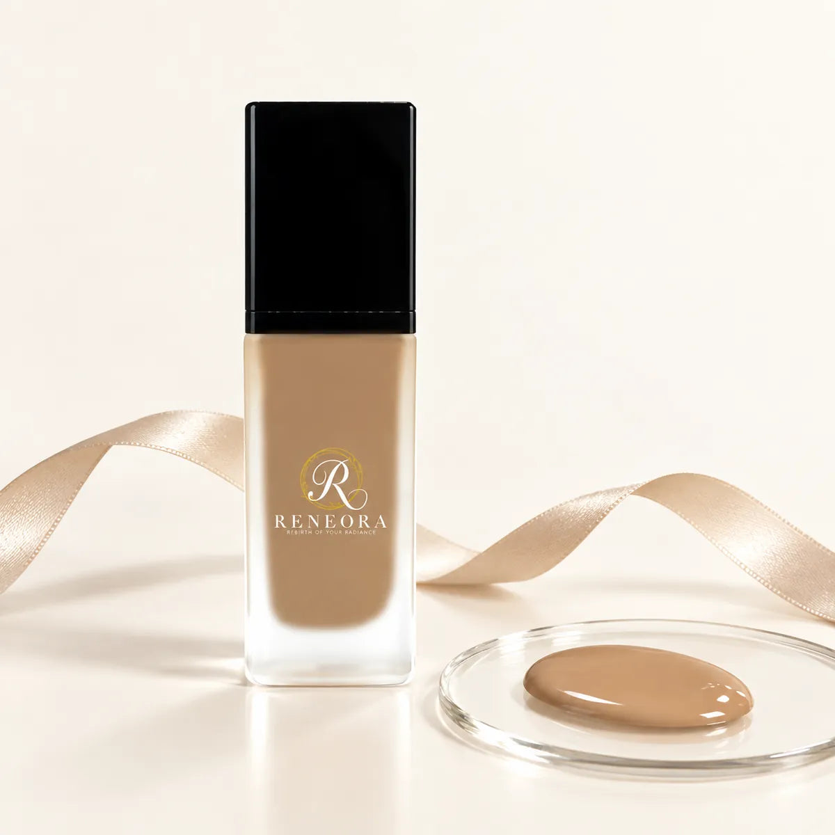 Foundation Toasted FK115 product and liquid texture